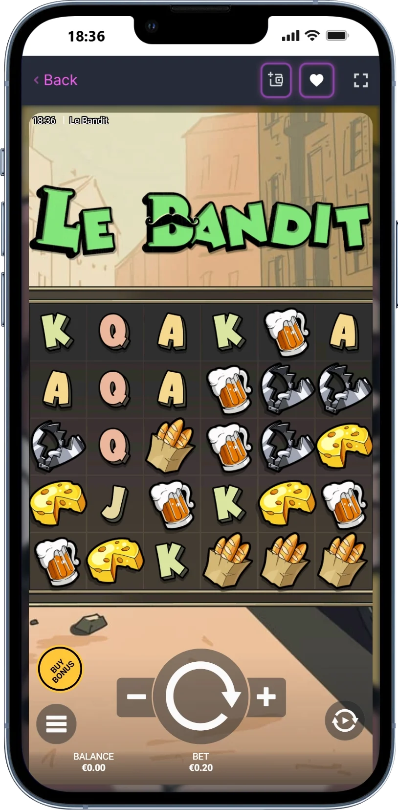 Le Bandit Super Cascade met cluster pays uitbetaling